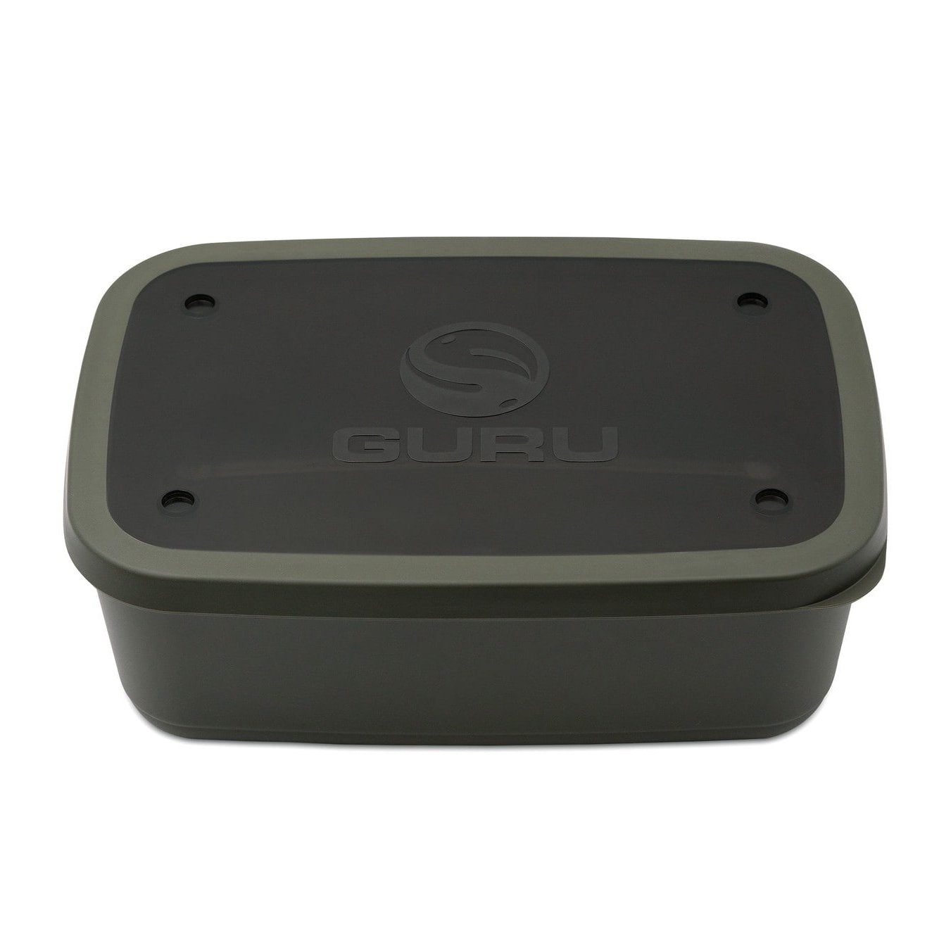 Guru bait box solid lid green