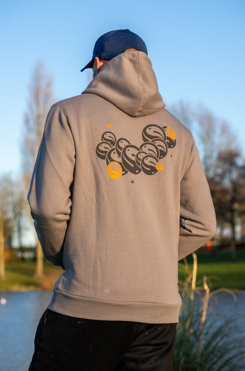 Guru grey circles hoodie