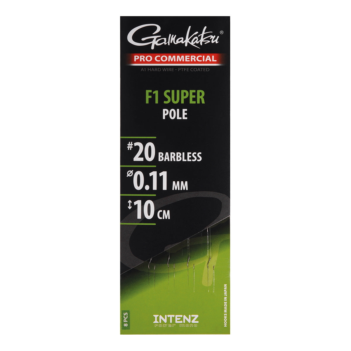 Gamakatsu-pro-commercial-F1-super-pole-onderlijnen-10cm