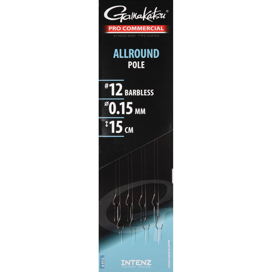 Gamakatsu-pro-commercial-allround-pole-barbless-onderlijnen