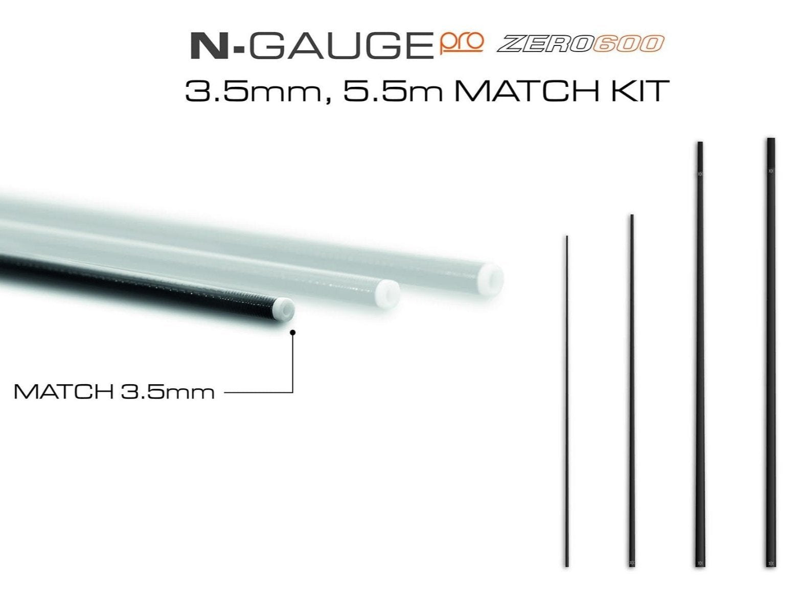 Guru N-Gauge Pro Zero 600 Match Top 4 Kit 3.5mm - 5.5m