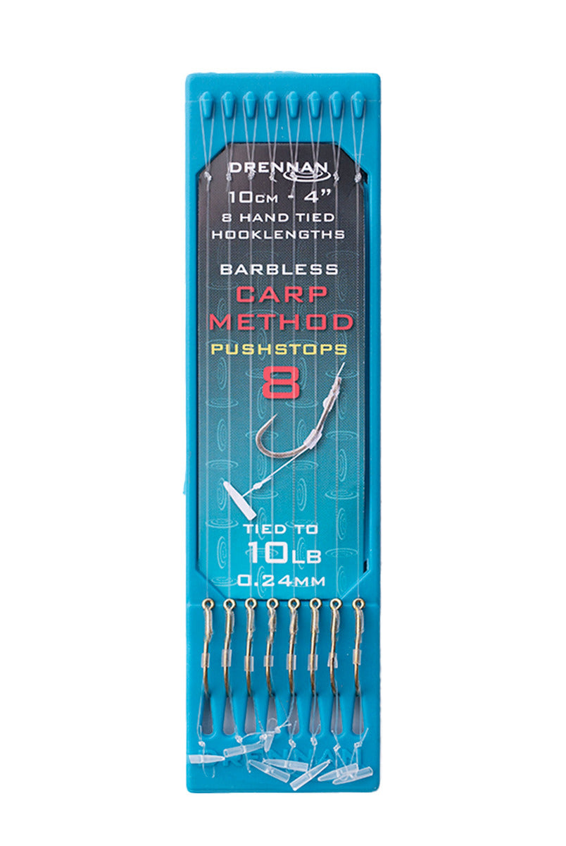 Drennan carp method pushstops haak 8