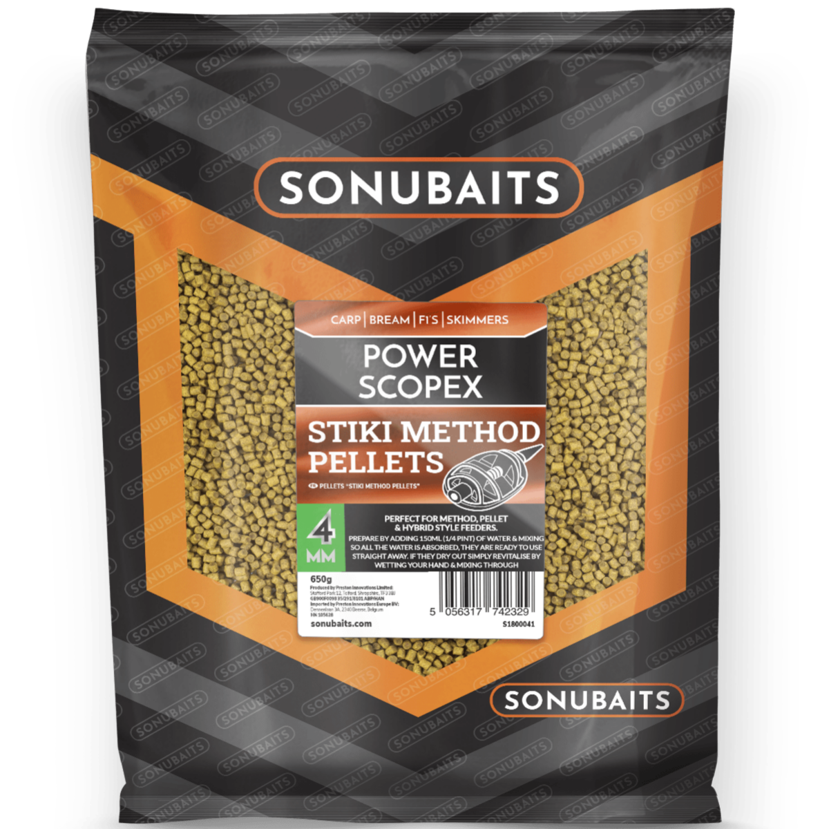 sonubaits stiki method pellets Power Scopex