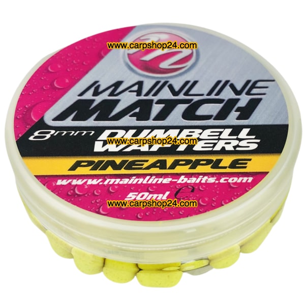Mainline Match Dumbell Wafters Yellow Pineapple 8mm MM3108
